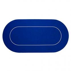 Poker cloth with rubber back - Blue