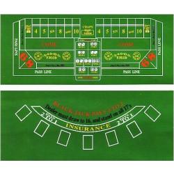 Black Jack / Craps felt cloth