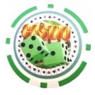 Casino Dice grön